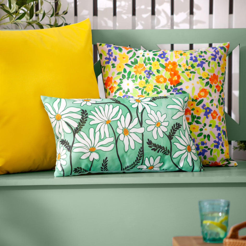 Daisy Fields Printed Outdoor Cushion