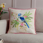 Daisy Hill Bluebird Printed Cushion