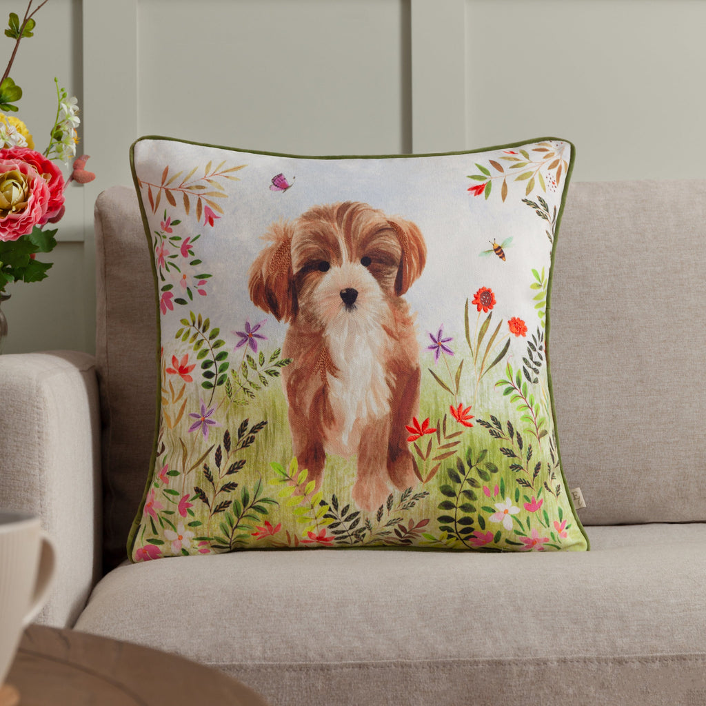 Daisy Hill Charlie Printed Cushion