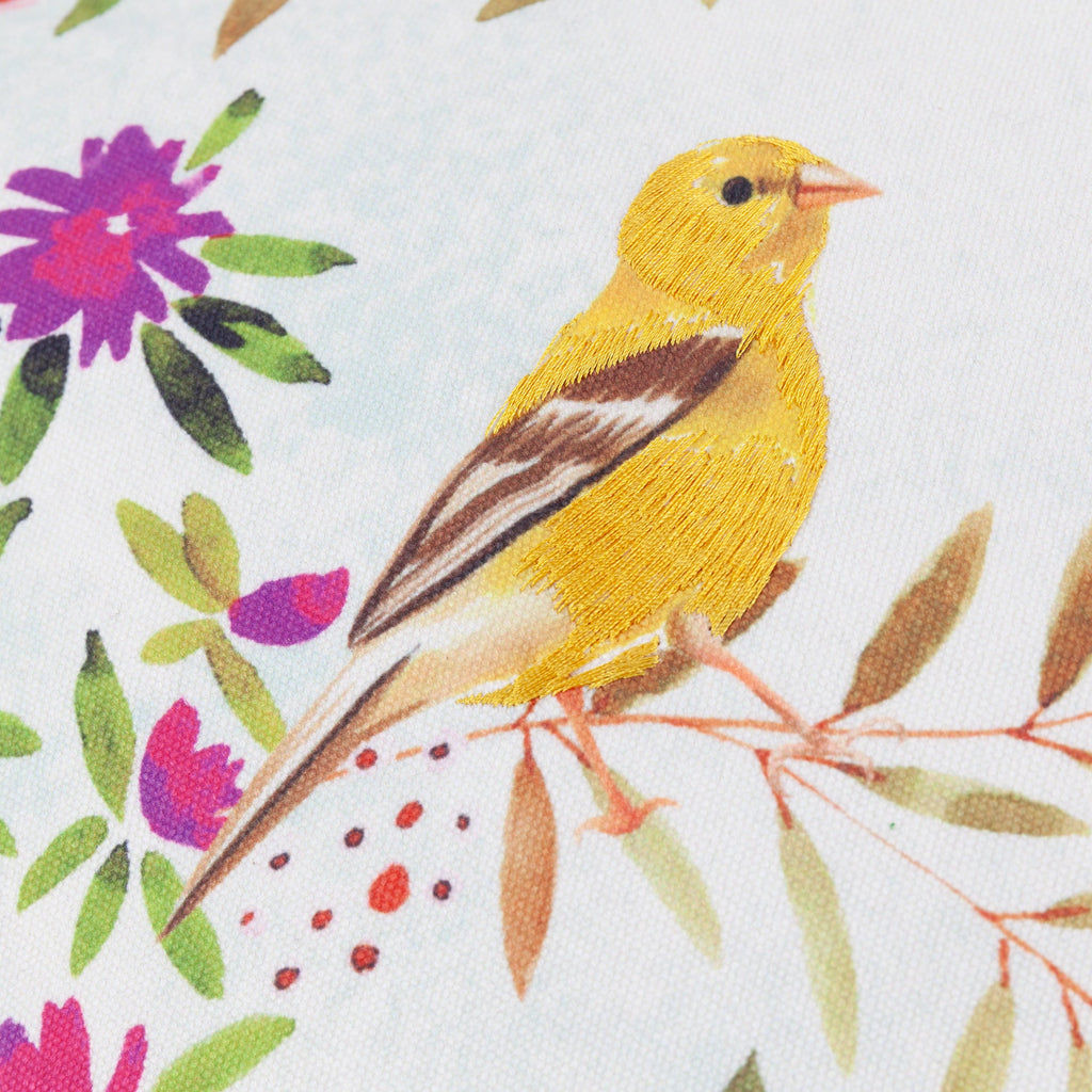 Daisy Hill Willow Birds Printed Cushion