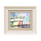 Docked Framed Print