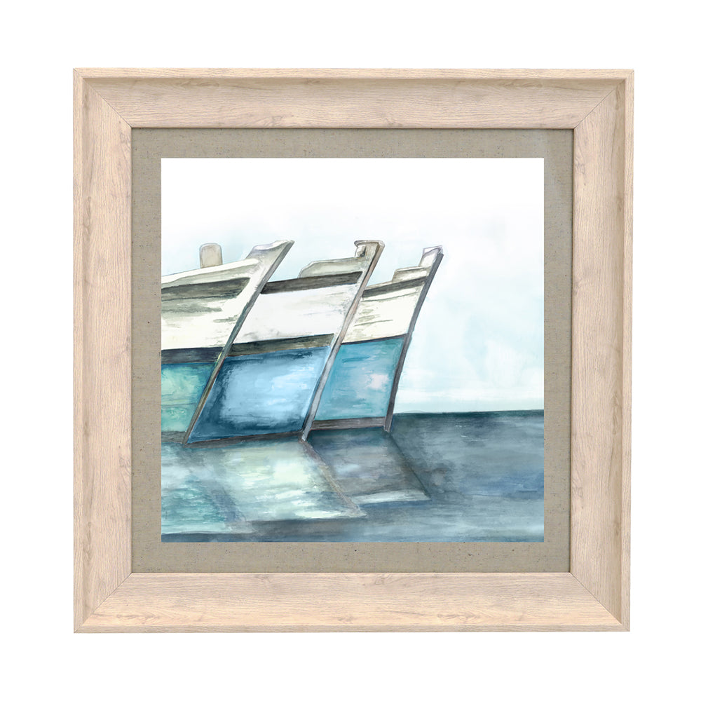 Docked Framed Print