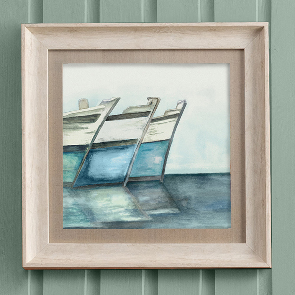 Docked Framed Print