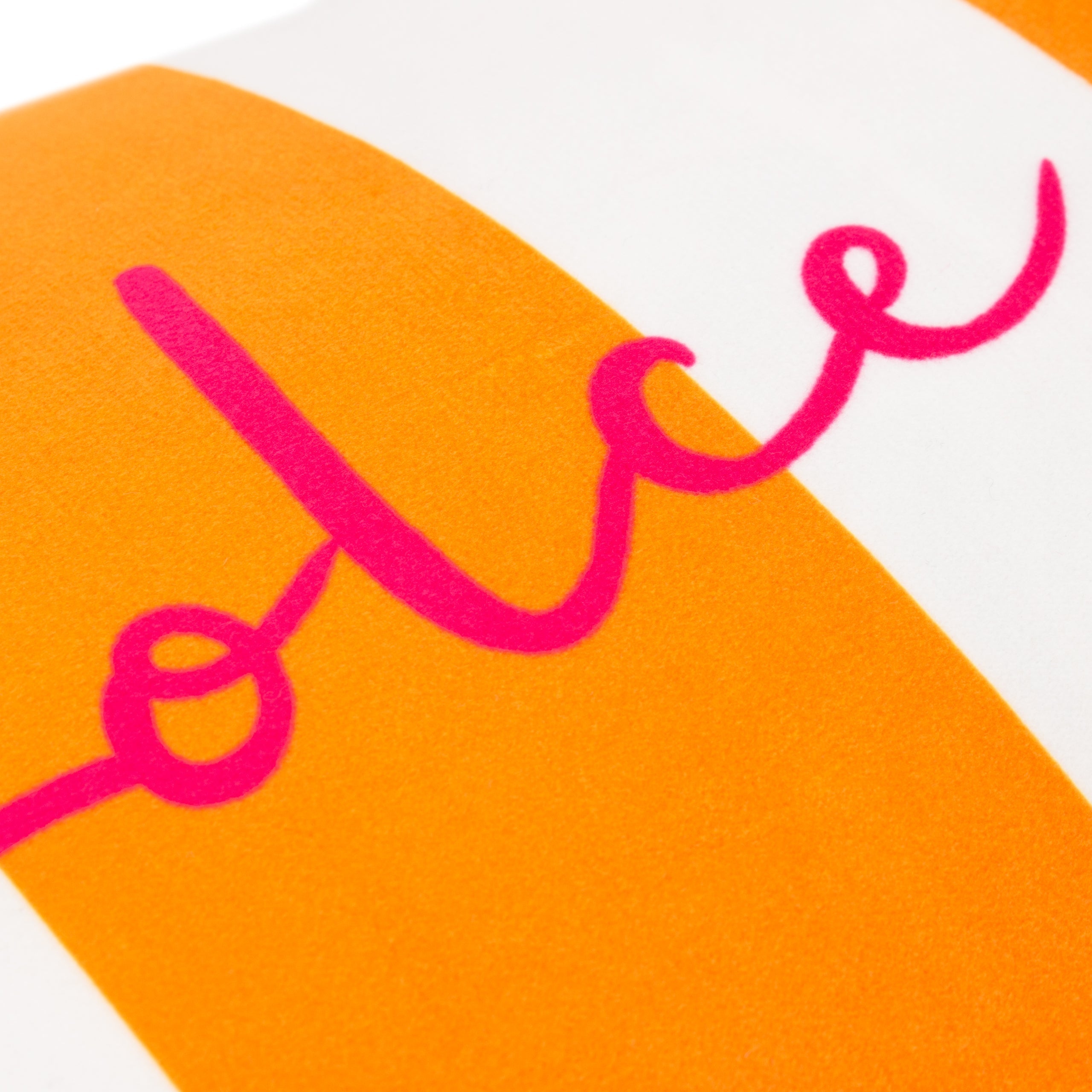 Dolcevita Striped Velvet Cushion