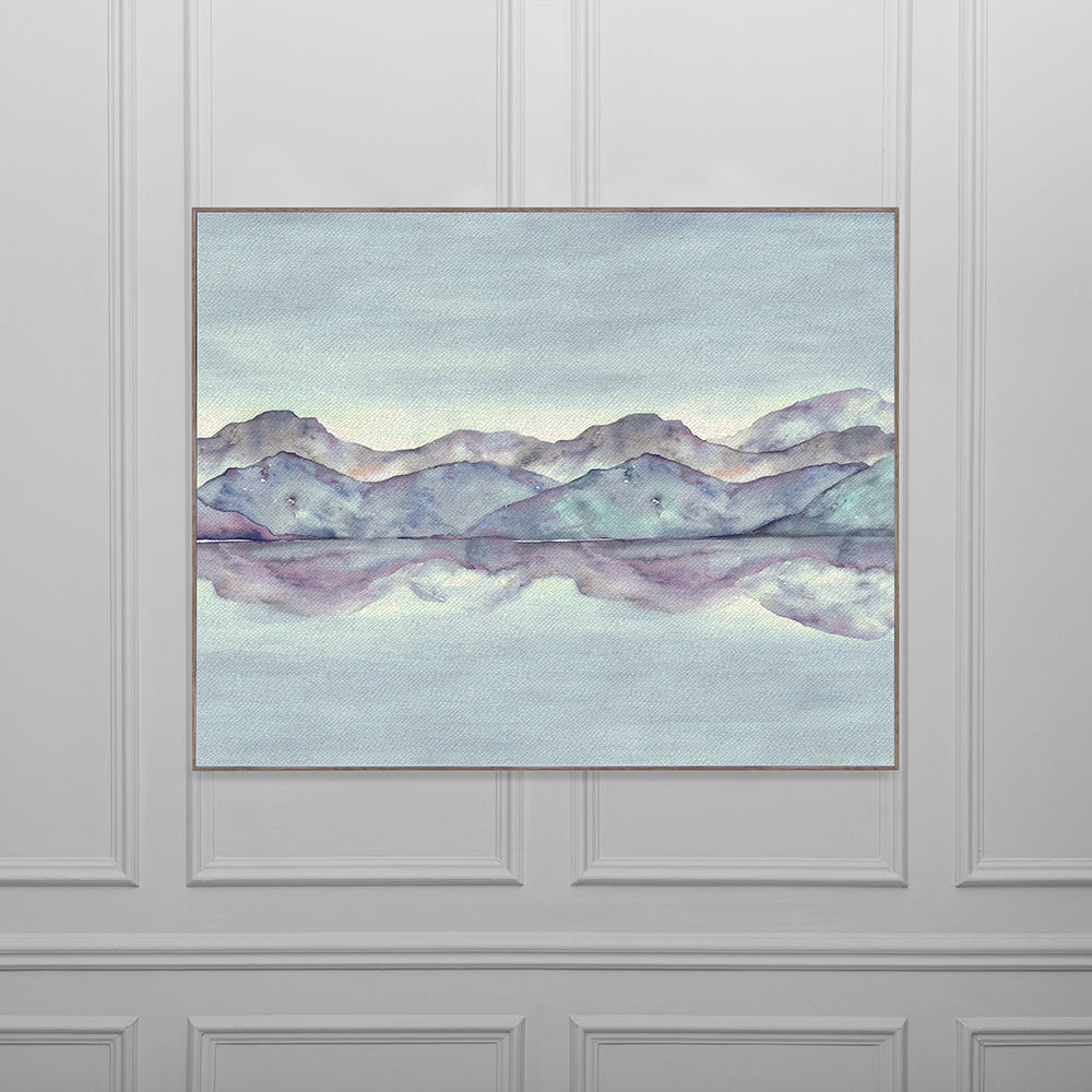 Dorian Wisteria Framed Canvas