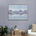 Dorian Wisteria Framed Canvas
