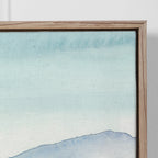 Dorian Iris Framed Canvas