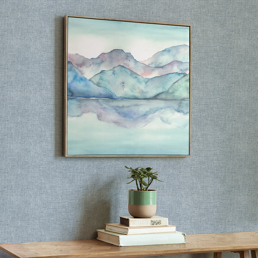 Dorian Iris Framed Canvas