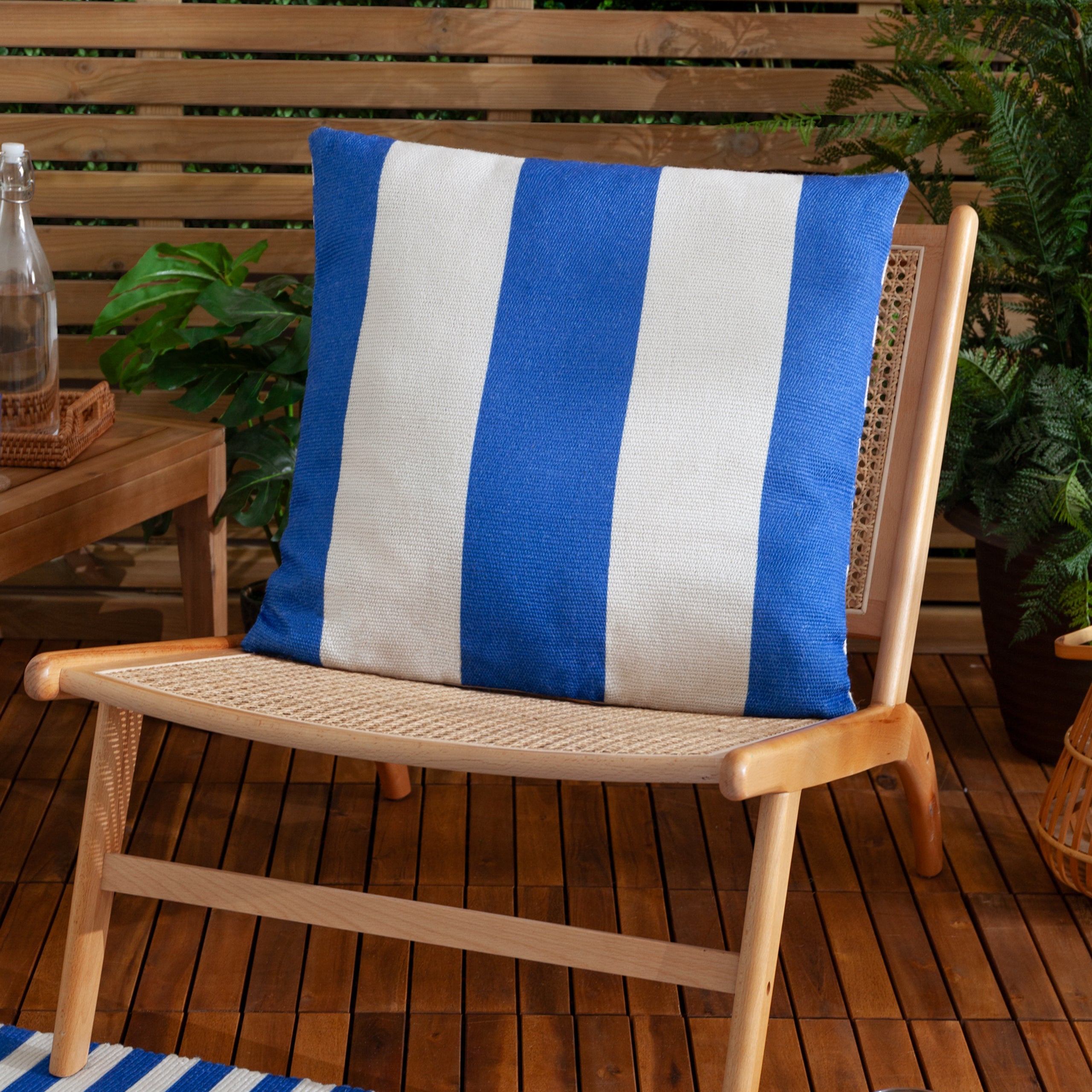 Deck Stripe Woven Outdoor Cushion