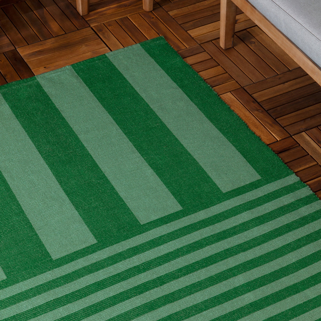 Deck Stripe Printed Indoor/Outdoor Outdoor Rug