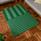 Deck Stripe Printed Indoor/Outdoor Outdoor Rug