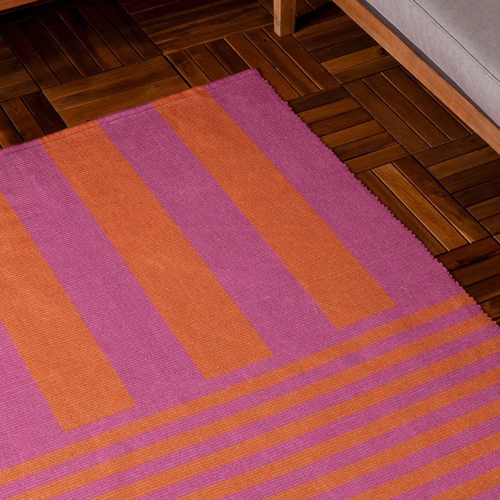 Deck Stripe Printed Indoor/Outdoor Outdoor Rug