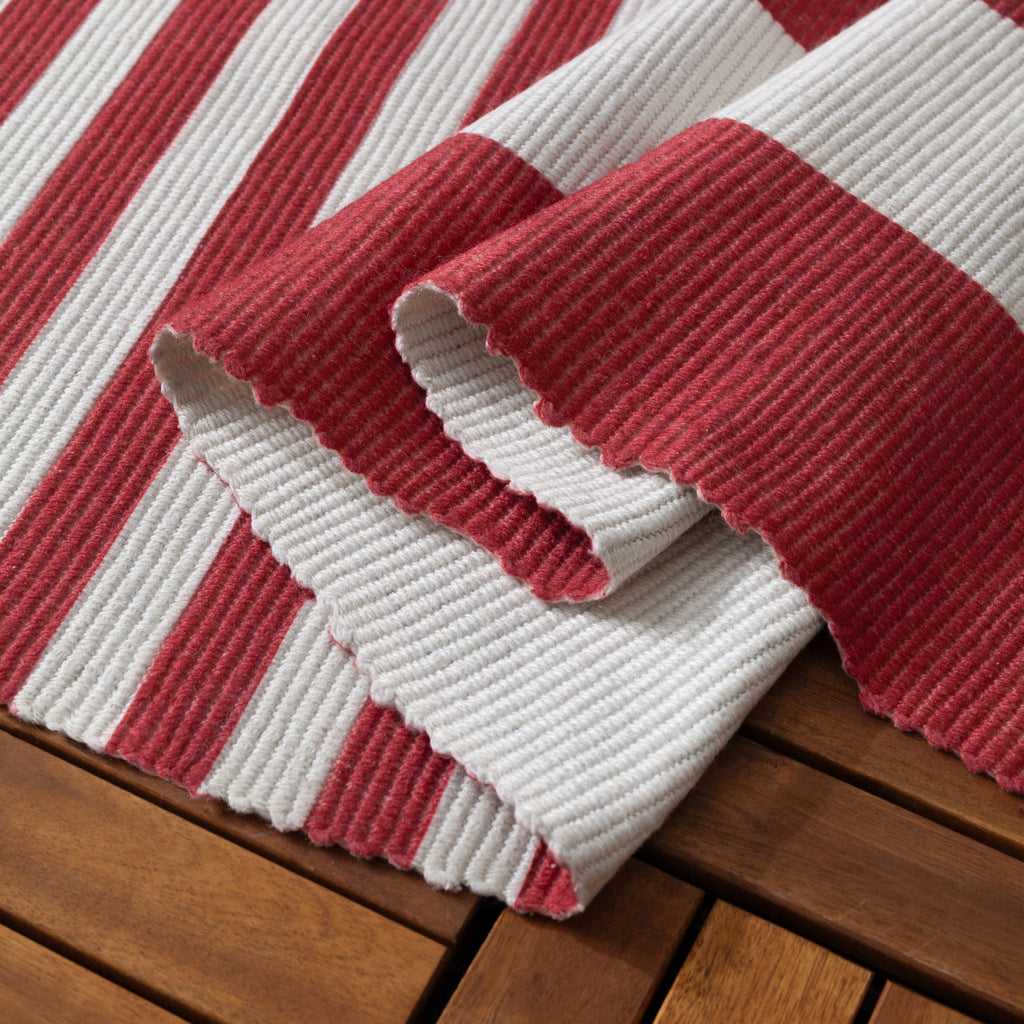 Deck Stripe Printed Indoor/Outdoor Outdoor Rug
