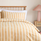 Dual Tone Striped Duvet Cover Set