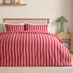 Dual Tone Striped Duvet Cover Set