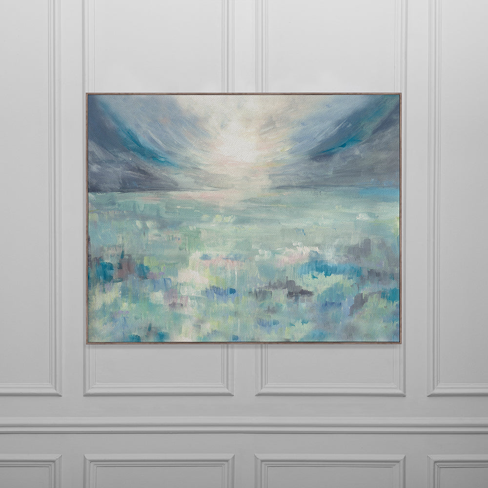 Dusky Isles Framed Canvas