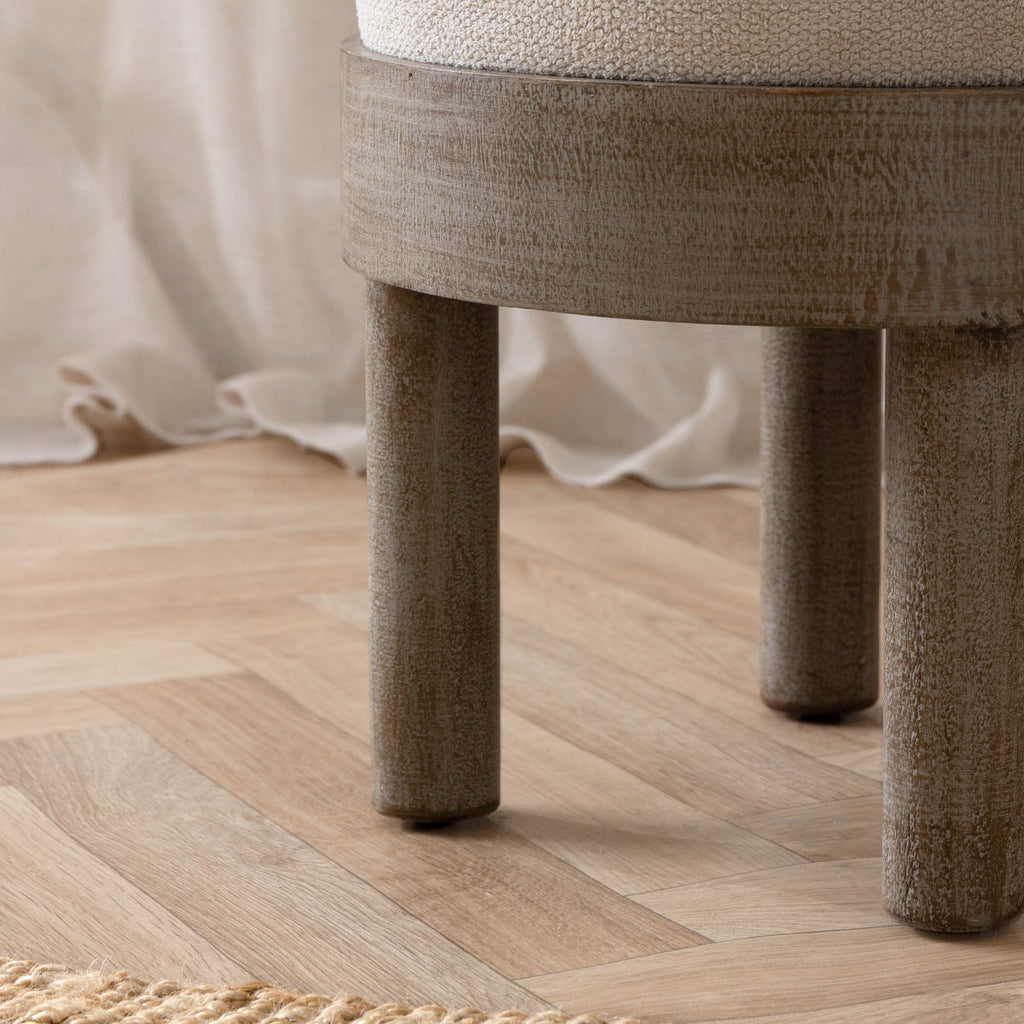 Ebbett Wooden Footstool