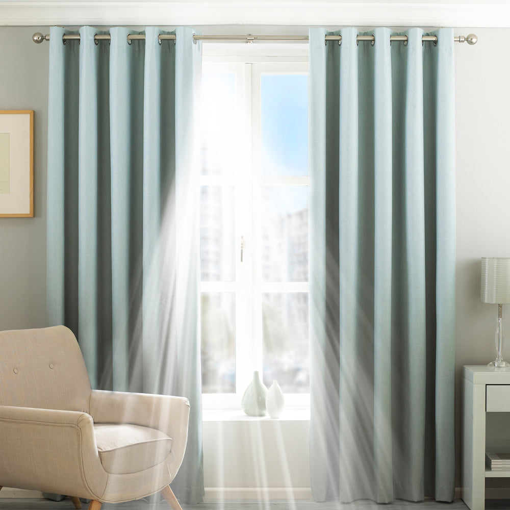 Twilight Blackout Eyelet Curtains