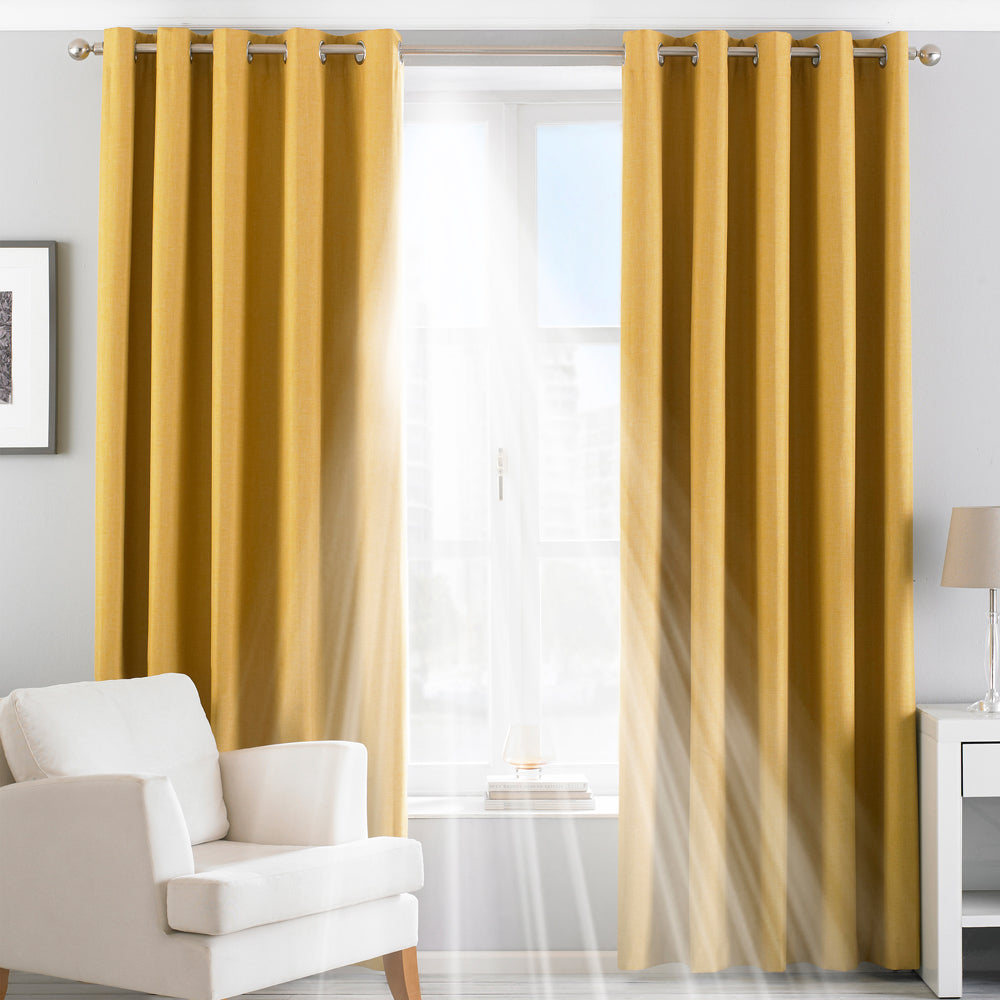 Twilight Blackout Eyelet Curtains