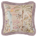 Elysian Canopy Printed Velvet Cushion