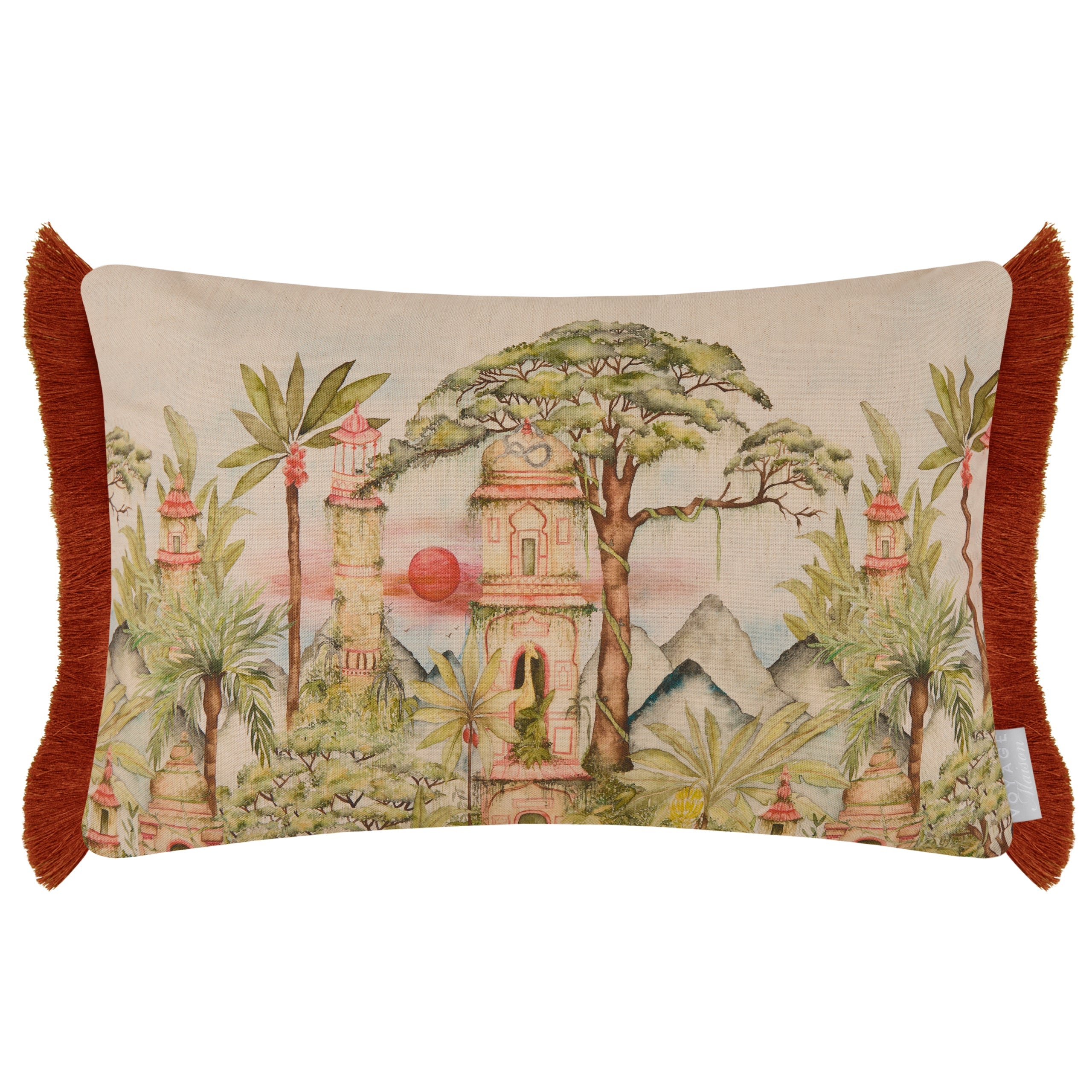Eden Ruins Printed Cushion