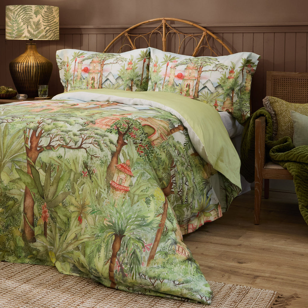 Eden Ruins Printed Duvet Cover Set