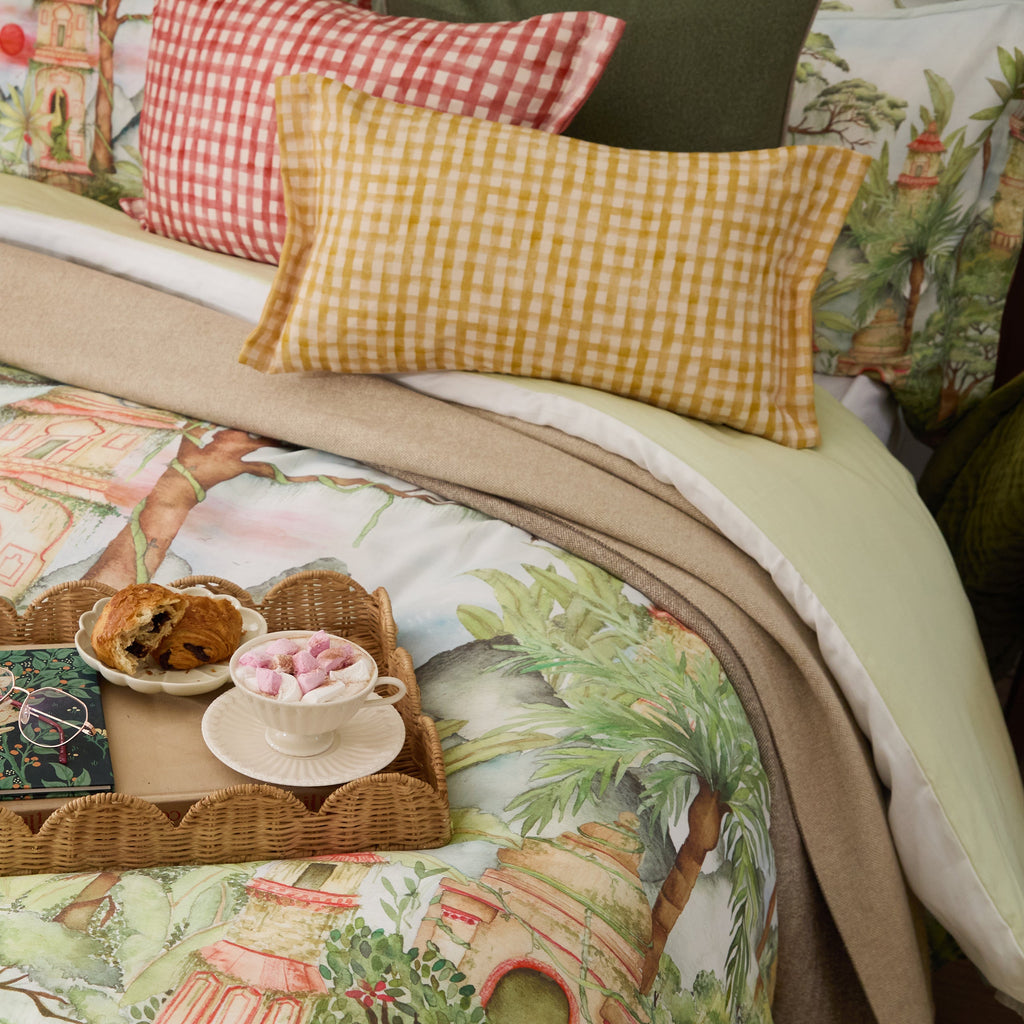 Eden Ruins Printed Duvet Cover Set