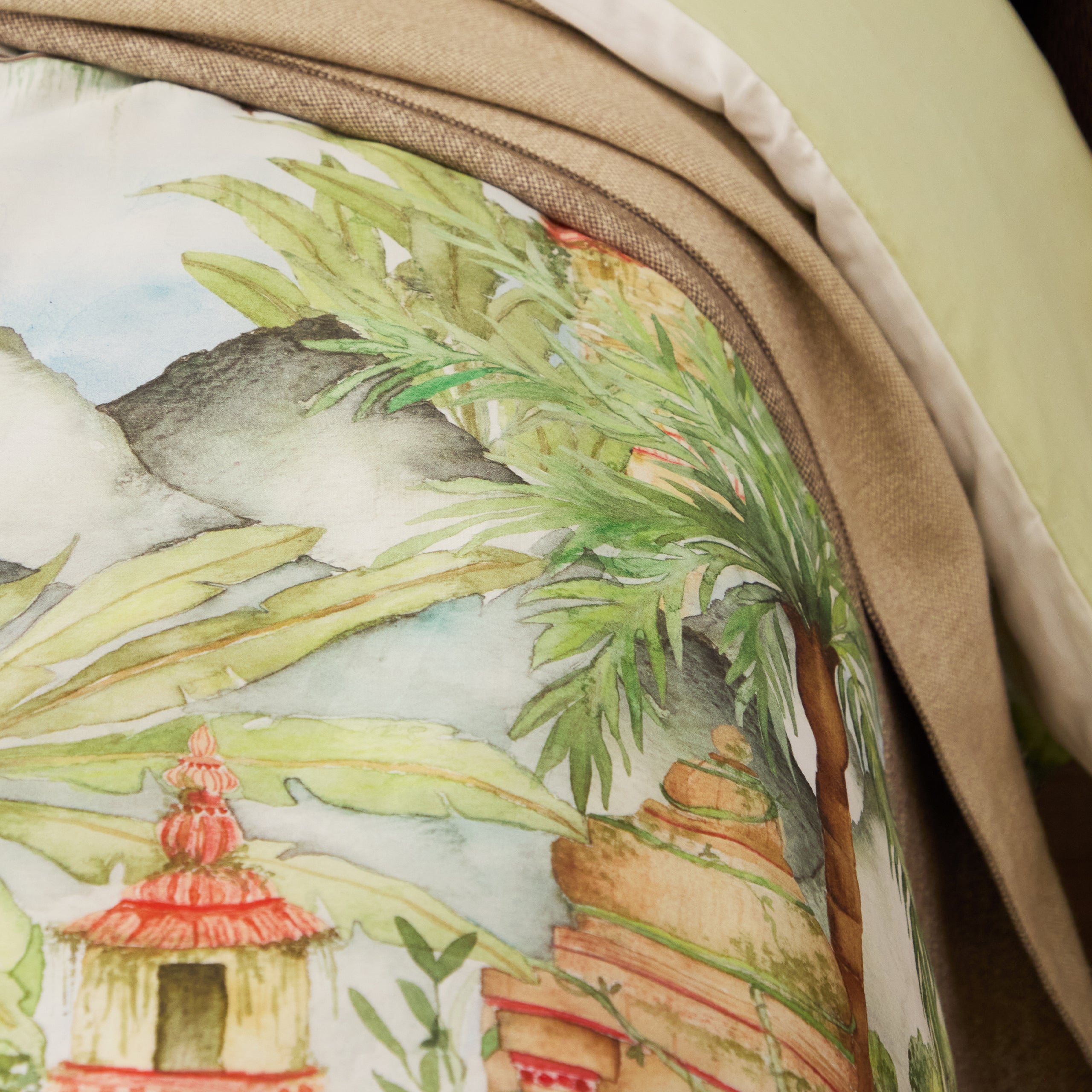 Eden Ruins Printed Duvet Cover Set