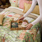 Eden Ruins Printed Duvet Cover Set