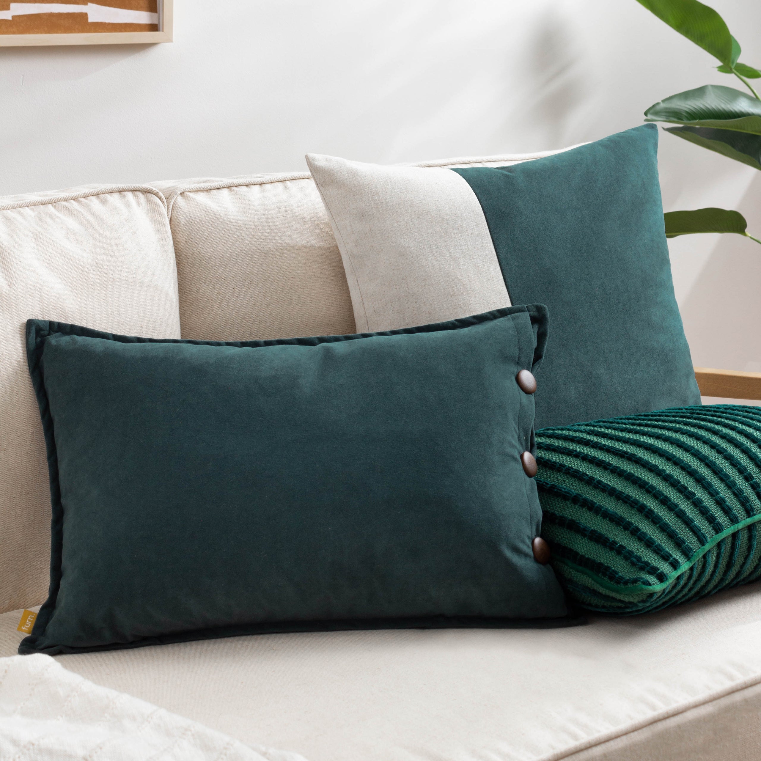 Effron Washed Velvet Cushion