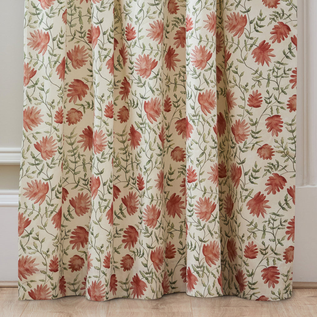 Elai Printed Pencil Pleat Curtains