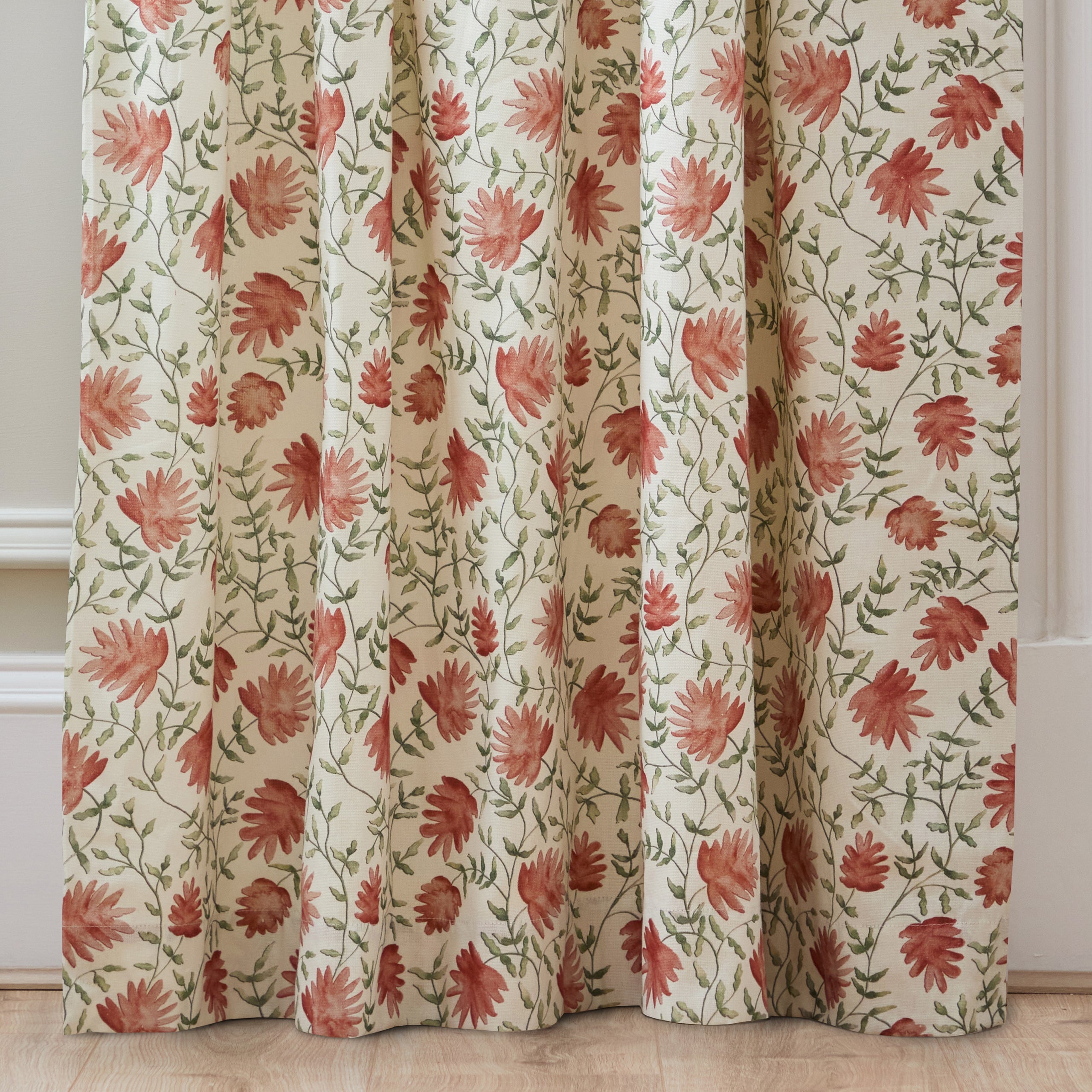 Elai Printed Pencil Pleat Curtains