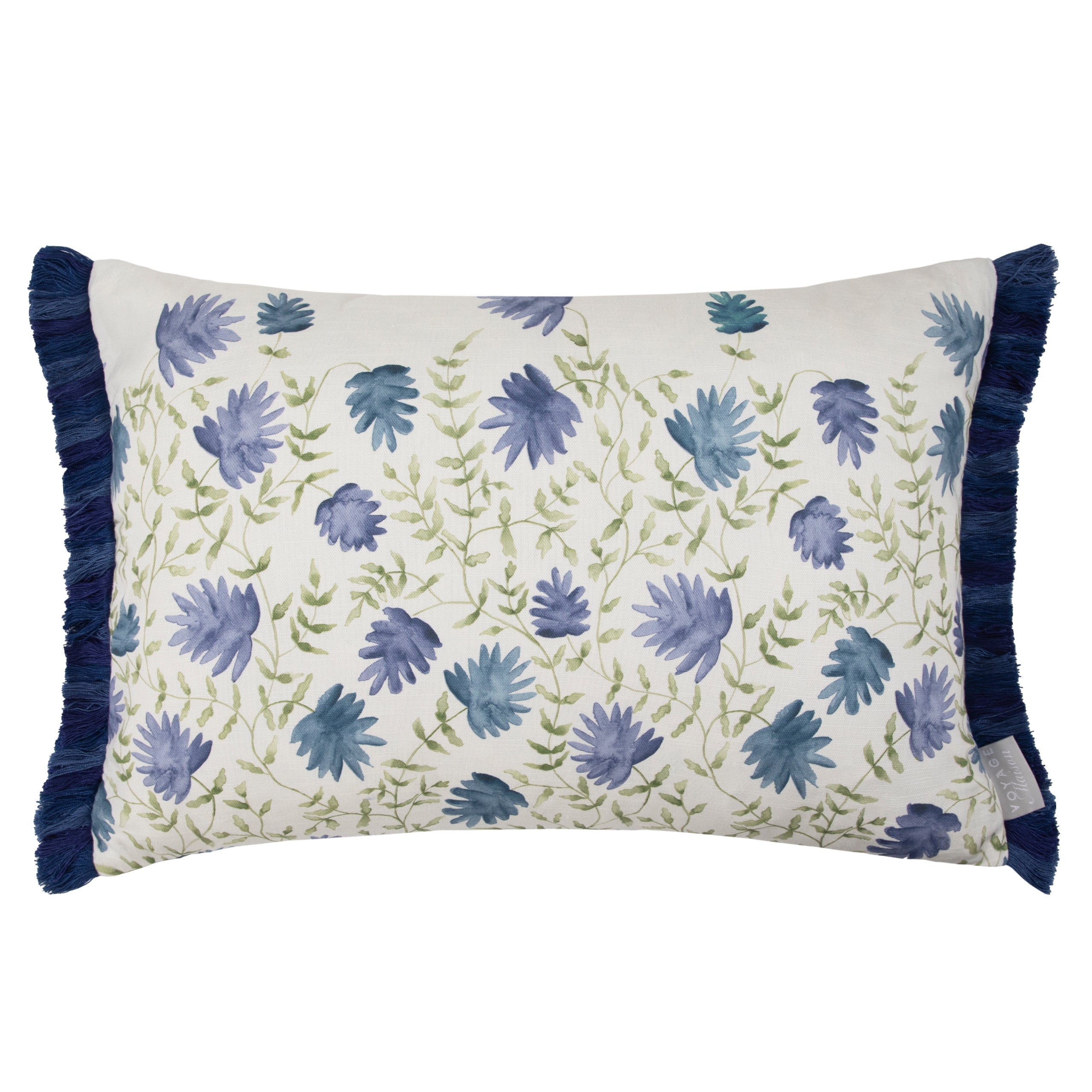 Elai Printed Ruche Fringe Cushion
