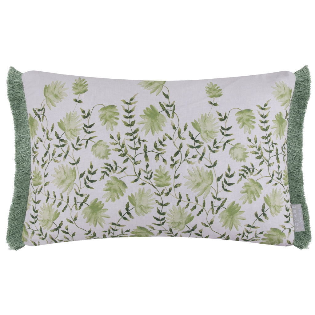 Elai Printed Ruche Fringe Cushion
