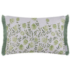 Elai Printed Ruche Fringe Cushion