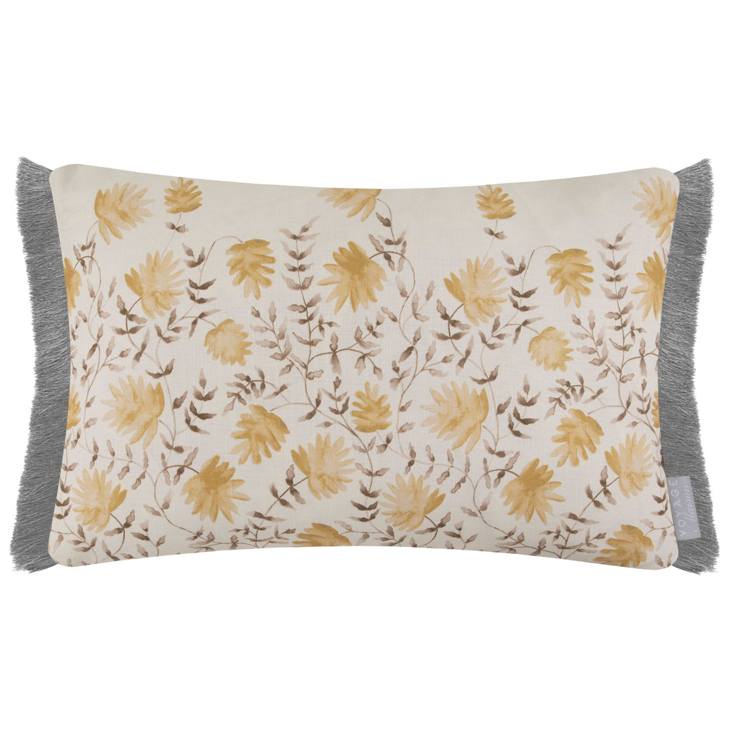 Elai Printed Ruche Fringe Cushion
