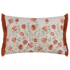 Elai Printed Ruche Fringe Cushion