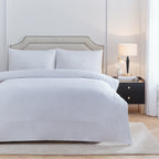 Elara Embroidered 100% Cotton Duvet Cover Set