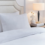 Elara Embroidered 100% Cotton Duvet Cover Set