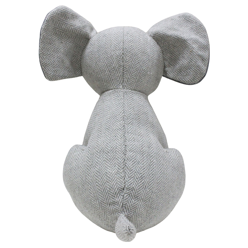 Elephant Herringbone Novelty Door Stop