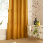 Ellis Windowpane Check Eyelet Curtains