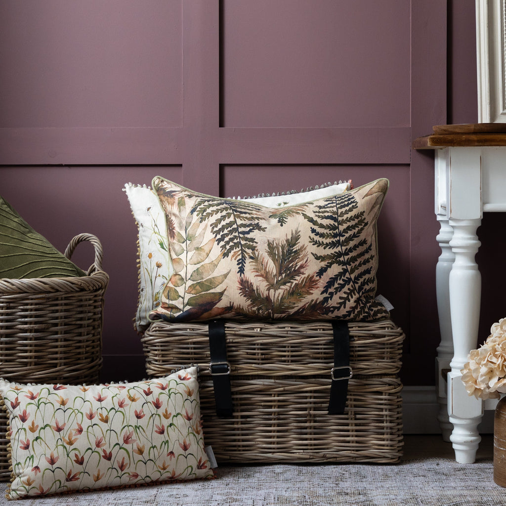 Elowen Printed Piped Cushion