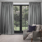 Emilio Woven Pencil Pleat Curtains