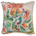 Enchanting Thistle Small Printed Cushion