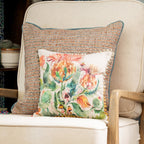 Enchanting Thistle Small Printed Cushion