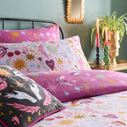 Enchanted Printed Reversible Duvet Cover Set