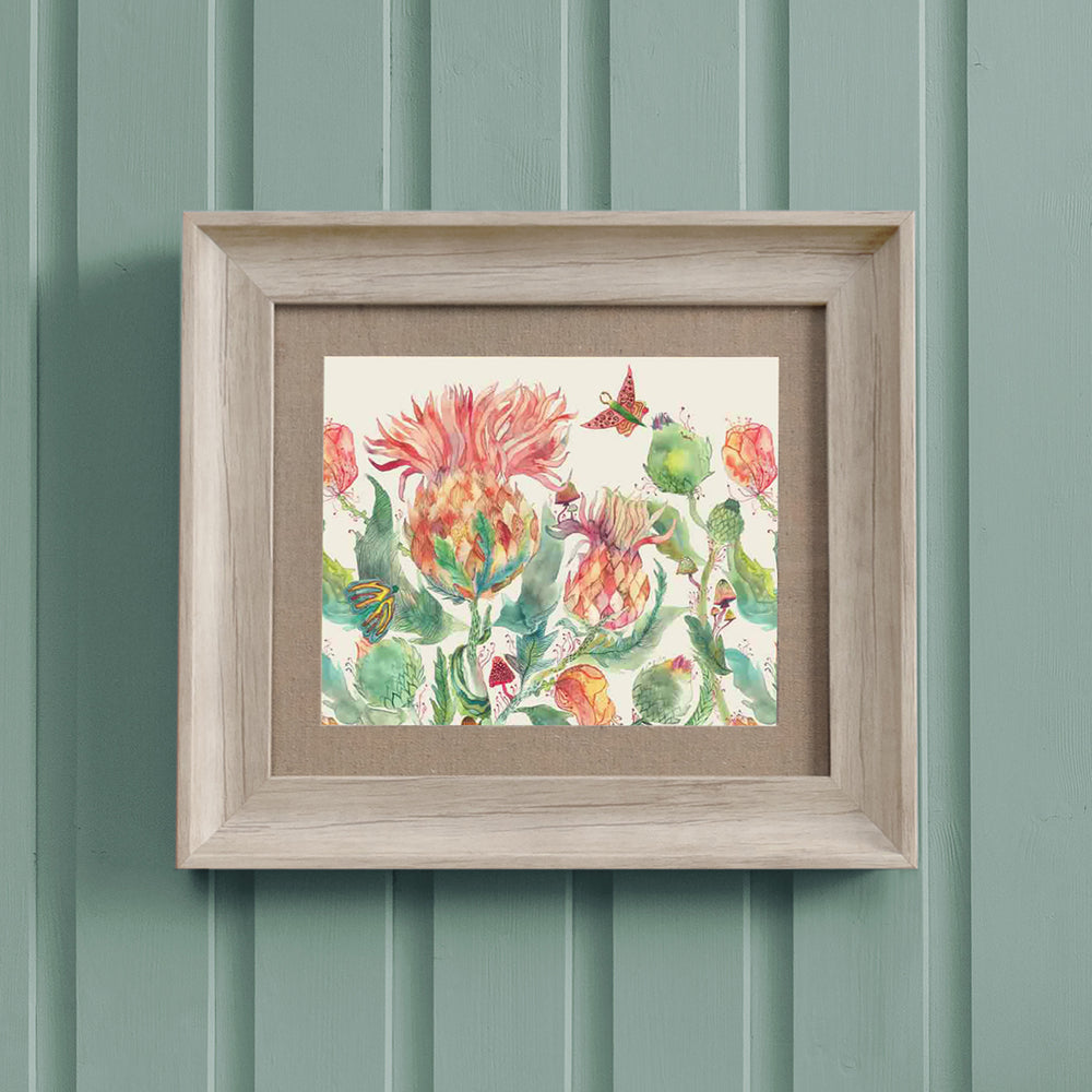 Enchanting Thistle Framed Print