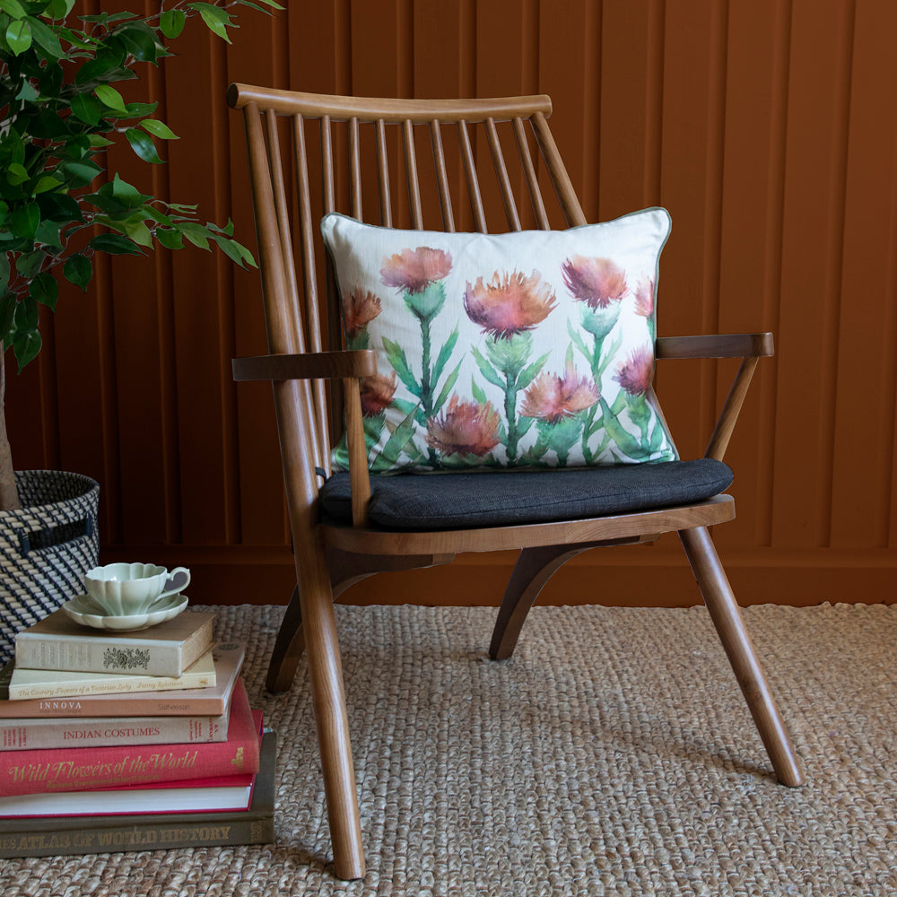 Erskine Printed Cushion Rust