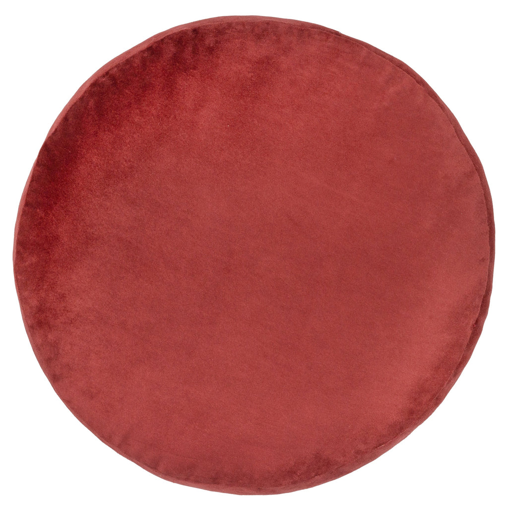 Ethereal Sun Velvet Round Cushion