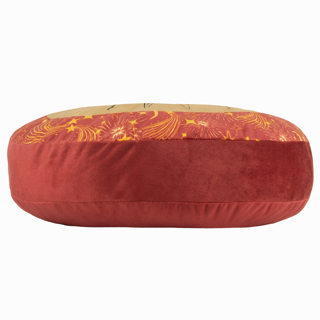 Ethereal Sun Velvet Round Cushion